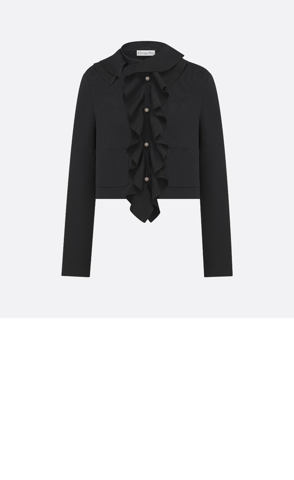 미러급레플리카사이트 | 명품레플리카 전문 쇼핑몰  | 퍼스트원 - 크롭 재킷 탈착식 루싱 칼라 &gt; 디올