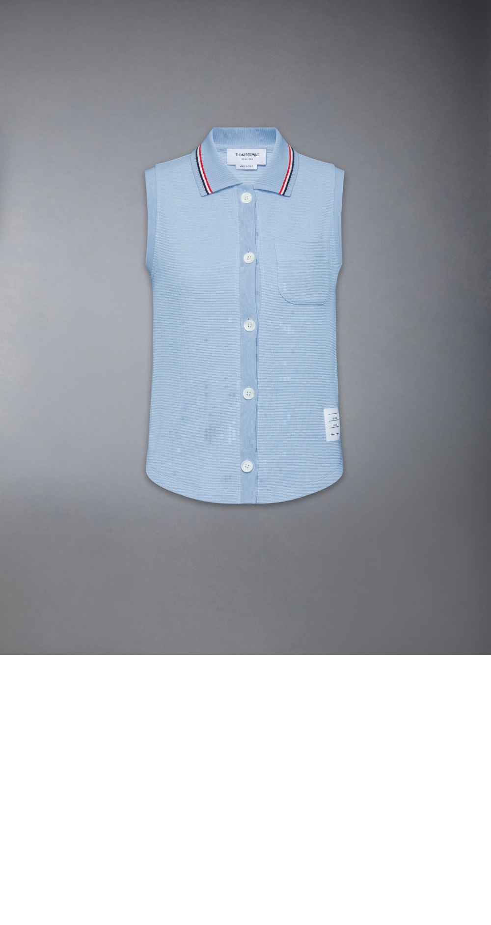 미러급레플리카사이트 | 명품레플리카 전문 쇼핑몰  | 퍼스트원 - 코튼 와플 슬리브리스 버튼 셔츠 &gt; 톰브라운