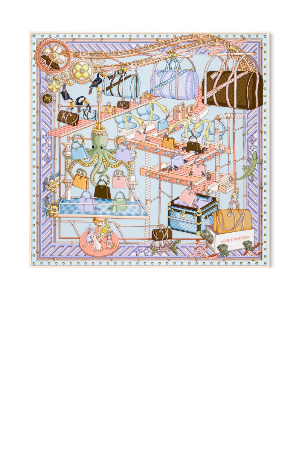 미러급레플리카사이트 | 명품레플리카 전문 쇼핑몰  | 퍼스트원 - WILD ATELIER  스퀘어 90 M96145 > 루이비통