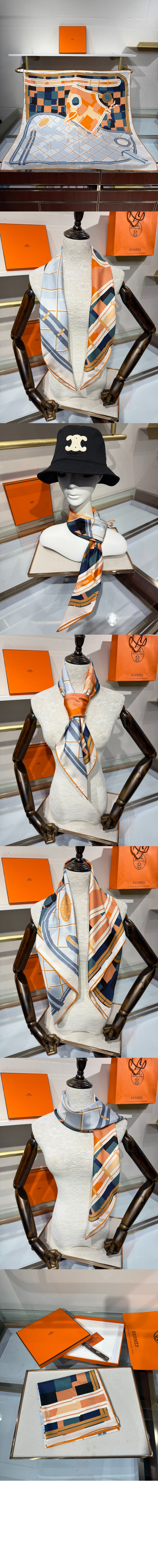 미러급레플리카사이트 | 명품레플리카 전문 쇼핑몰  | 퍼스트원 - Camails a Carreaux 스카프 90 &gt; 에르메스