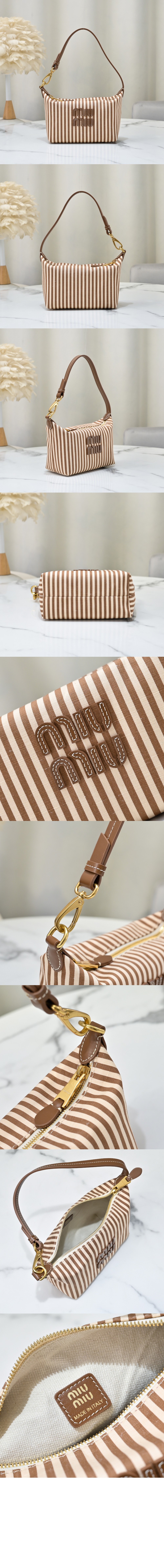 미러급레플리카사이트 | 명품레플리카 전문 쇼핑몰  | 퍼스트원 - 로고 장식 자카드 패브릭 파우치 5NE841 &gt; 미우미우