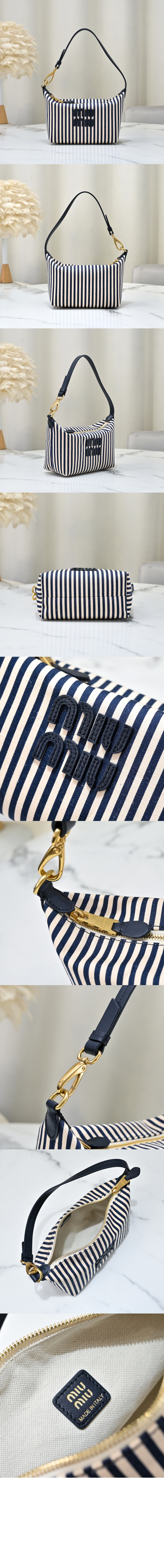 미러급레플리카사이트 | 명품레플리카 전문 쇼핑몰  | 퍼스트원 - 로고 장식 자카드 패브릭 파우치 5NE841 &gt; 미우미우