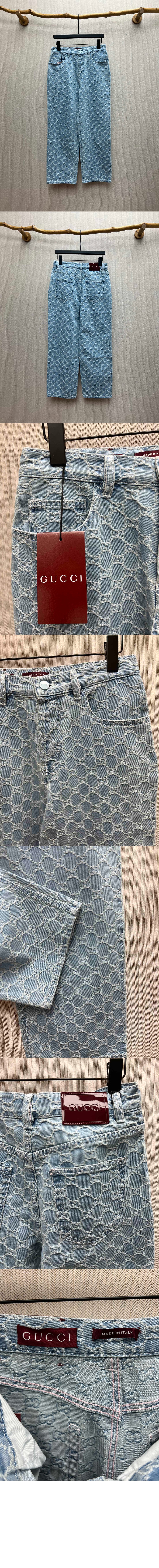 미러급레플리카사이트 | 명품레플리카 전문 쇼핑몰  | 퍼스트원 - GG 데님 자카드 팬츠 &gt; 구찌