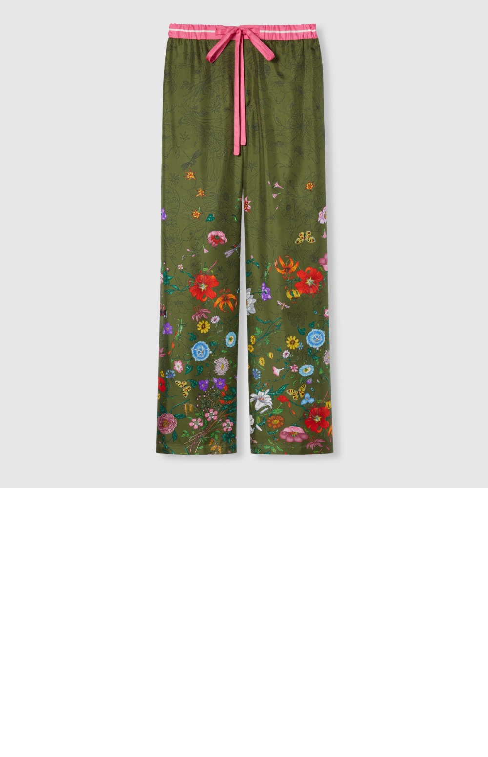 미러급레플리카사이트 | 명품레플리카 전문 쇼핑몰  | 퍼스트원 - 프린트 실크 팬츠 &gt; 구찌