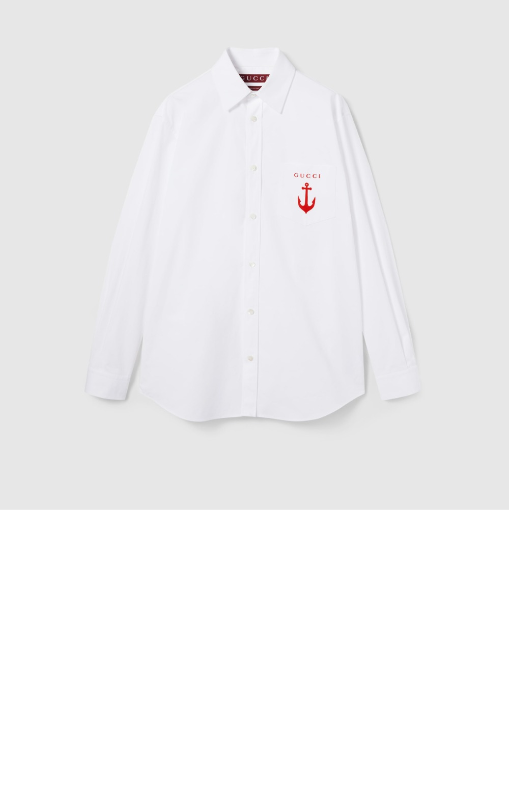 미러급레플리카사이트 | 명품레플리카 전문 쇼핑몰  | 퍼스트원 - 자수 코튼 포플린 셔츠 &gt; 구찌