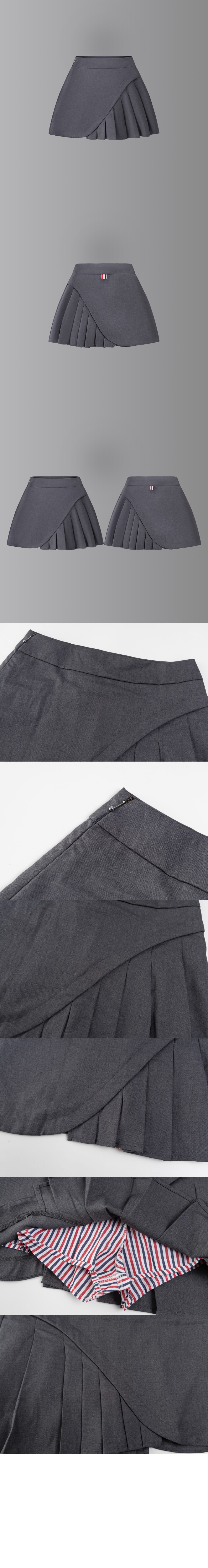 미러급레플리카사이트 | 명품레플리카 전문 쇼핑몰  | 퍼스트원 - 불규칙한 플리츠 스커트 &gt; 톰브라운