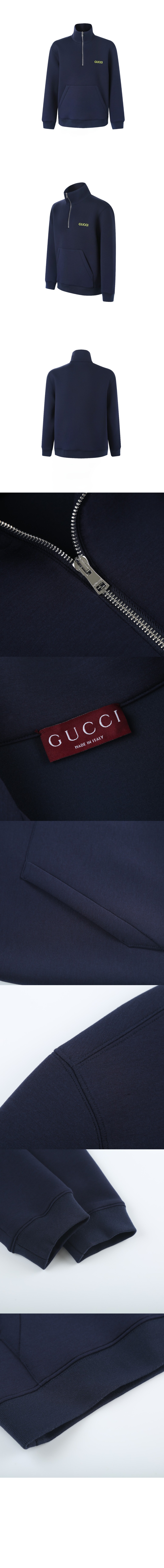 미러급레플리카사이트 | 명품레플리카 전문 쇼핑몰  | 퍼스트원 - 패치 저지 하프 지퍼 재킷 &gt; 구찌