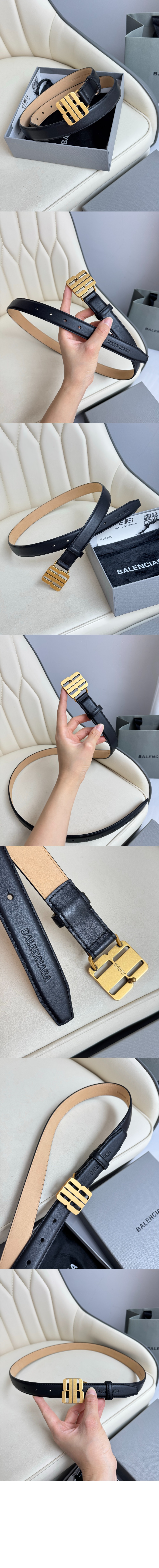 미러급레플리카사이트 | 명품레플리카 전문 쇼핑몰  | 퍼스트원 - 나노 블랙 유광 얇은 소가죽 벨트 829005 > 발렌시아가
