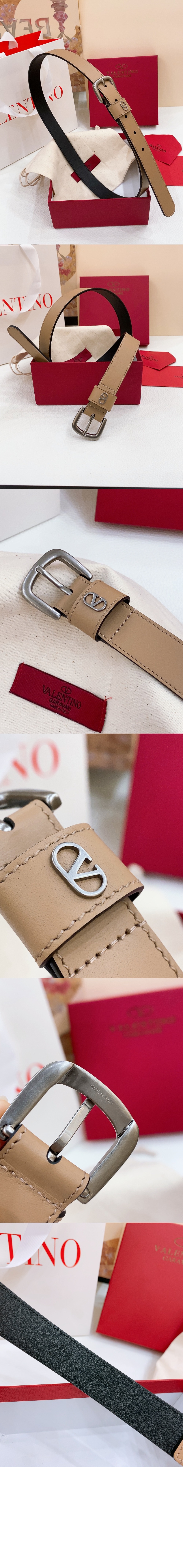 미러급레플리카사이트 | 명품레플리카 전문 쇼핑몰  | 퍼스트원 - 브이로고 시그니처 반짝이 송아지 가죽 벨트 &gt; 발렌티노