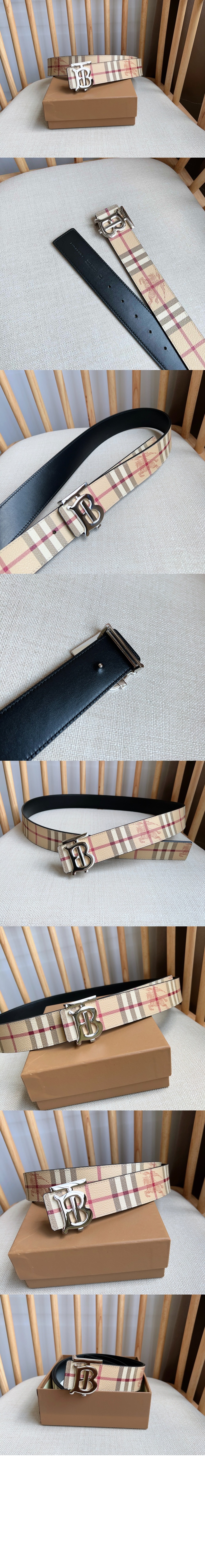 미러급레플리카사이트 | 명품레플리카 전문 쇼핑몰  | 퍼스트원 - 리버시블 체크 TB 벨트 80698531 &gt; 버버리