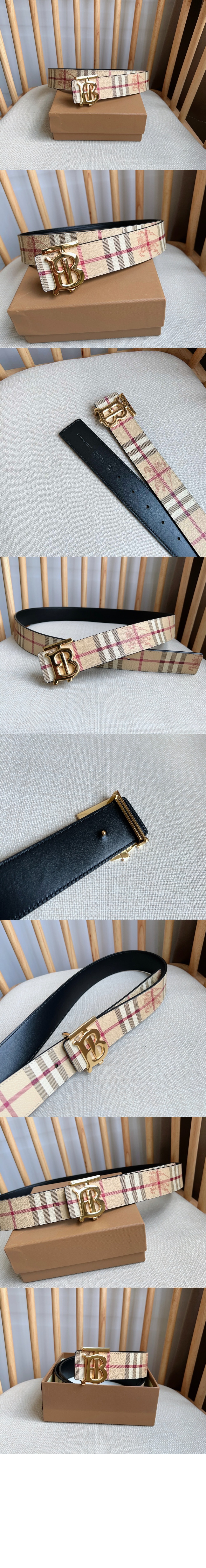 미러급레플리카사이트 | 명품레플리카 전문 쇼핑몰  | 퍼스트원 - 리버시블 체크 TB 벨트 80698531 &gt; 버버리