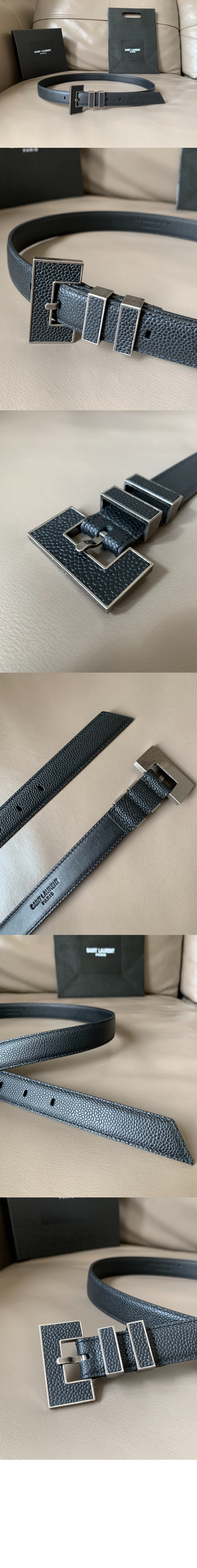 미러급레플리카사이트 | 명품레플리카 전문 쇼핑몰  | 퍼스트원 - 레더 클래식 사각 버클 벨트 586217 &gt; 생로랑
