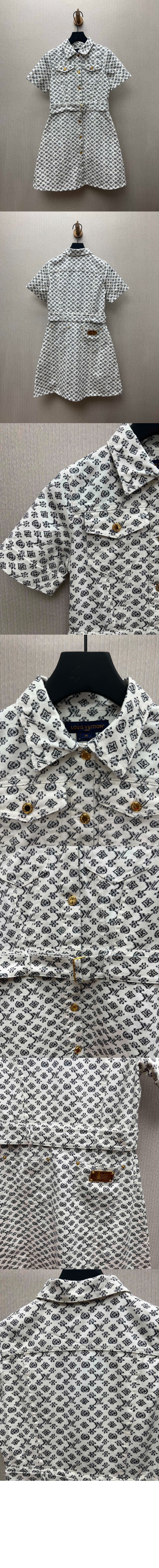 미러급레플리카사이트 | 명품레플리카 전문 쇼핑몰  | 퍼스트원 - 블러리 모노그램 셔츠 드레스 &gt; 루이비통