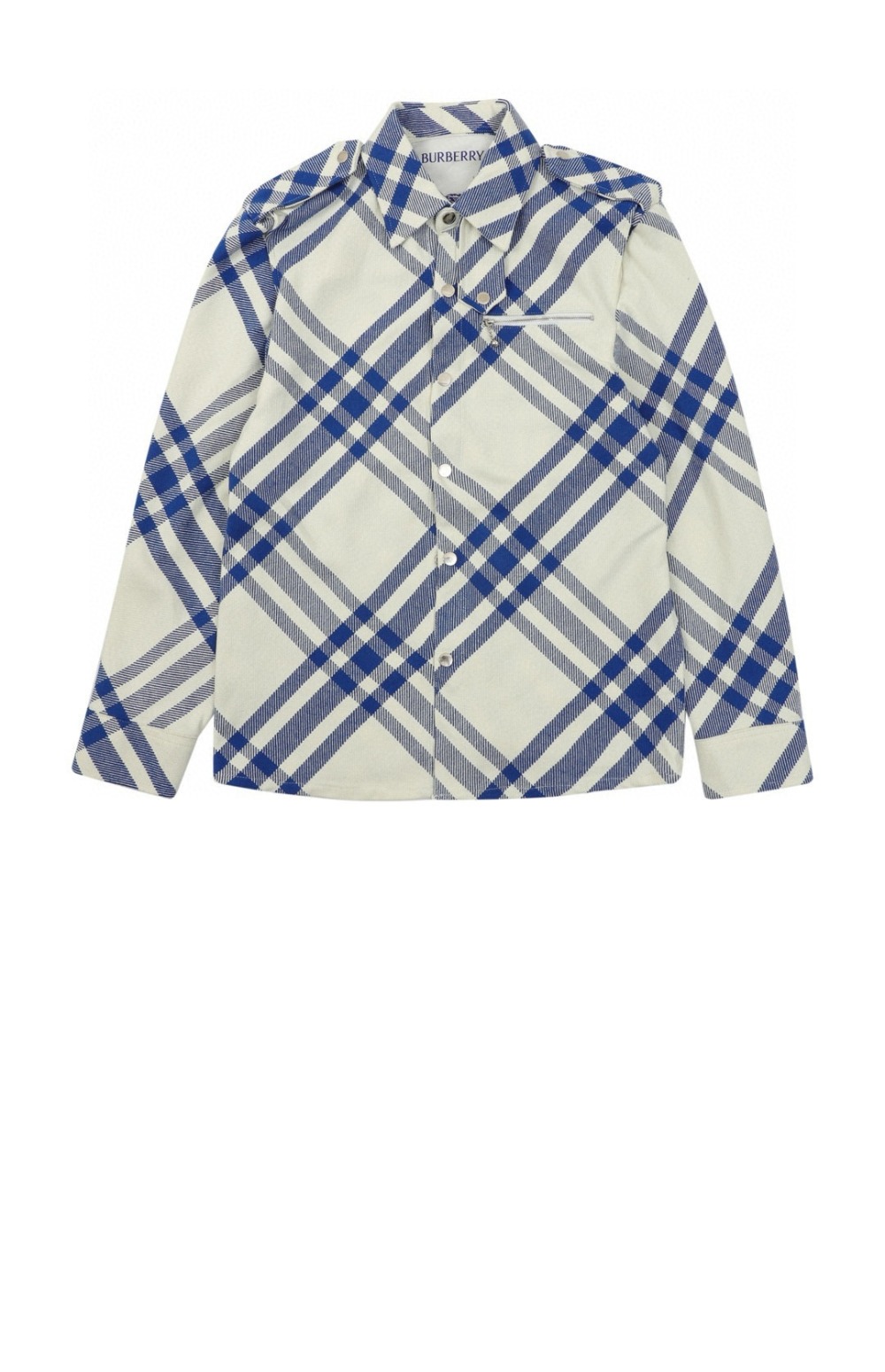 미러급레플리카사이트 | 명품레플리카 전문 쇼핑몰  | 퍼스트원 - 대각선 스트라이프 지퍼 포켓 셔츠 &gt; 버버리