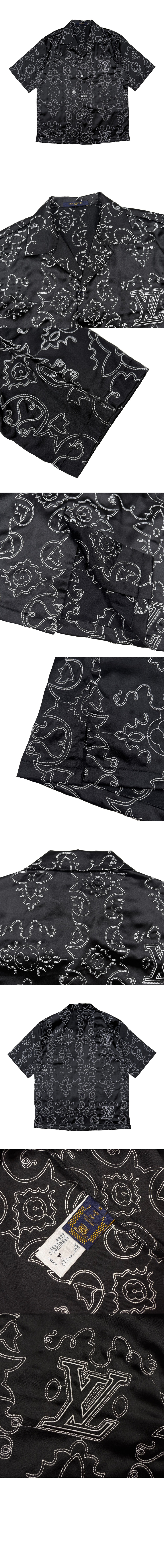 미러급레플리카사이트 | 명품레플리카 전문 쇼핑몰  | 퍼스트원 - 프린티드 쇼트 슬리브드 실크 셔츠 &gt; 루이비통