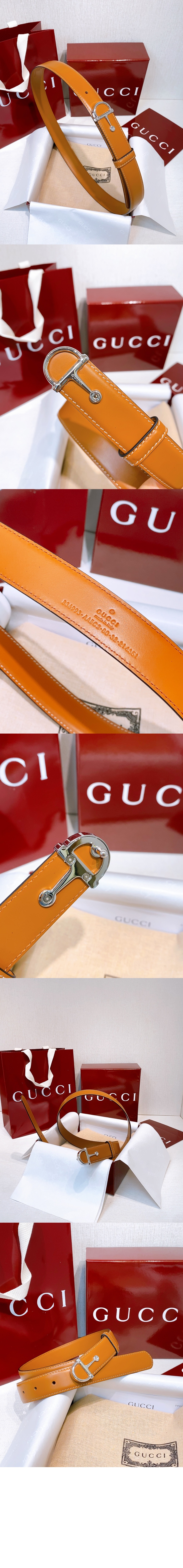 미러급레플리카사이트 | 명품레플리카 전문 쇼핑몰  | 퍼스트원 - 하프 호스빗 버클이 달린 얇은 벨트 ‎836993 &gt; 구찌