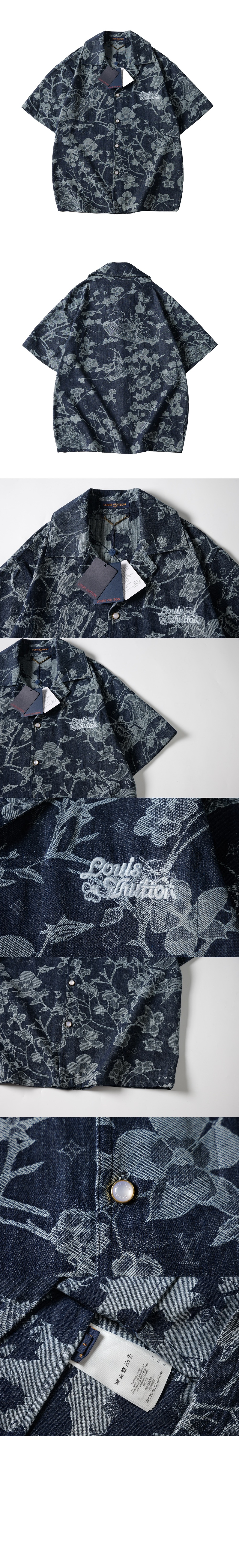 미러급레플리카사이트 | 명품레플리카 전문 쇼핑몰  | 퍼스트원 - 쇼트 슬리브드 데님 셔츠 &gt; 루이비통