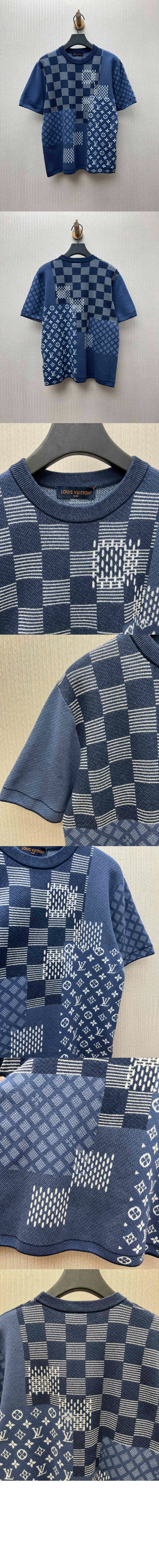 미러급레플리카사이트 | 명품레플리카 전문 쇼핑몰  | 퍼스트원 - 쇼트 슬리브드 니티드 크루넥 > 루이비통