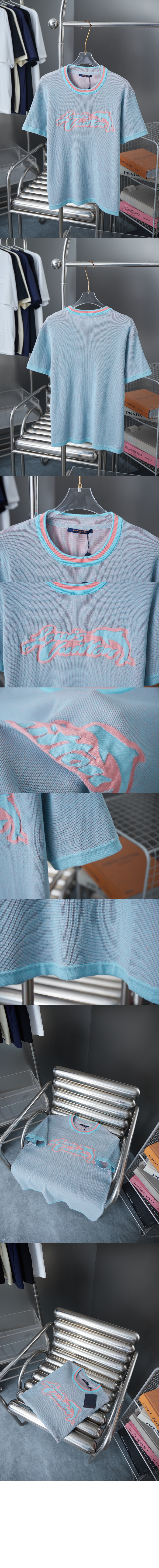 미러급레플리카사이트 | 명품레플리카 전문 쇼핑몰  | 퍼스트원 - 그래픽 쇼트 슬리브드 크루넥 > 루이비통