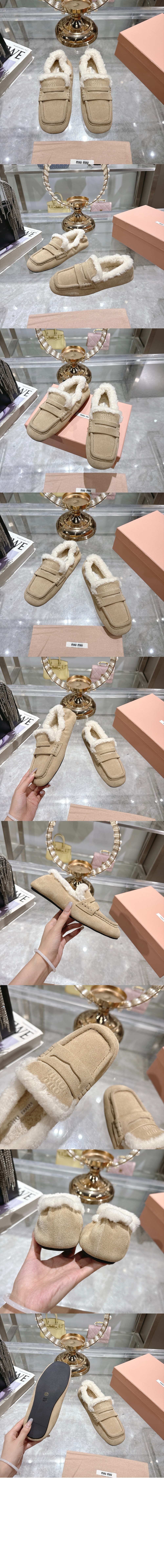 미러급레플리카사이트 | 명품레플리카 전문 쇼핑몰  | 퍼스트원 - 루슈 스웨이드 로퍼 5D341E > 미우미우