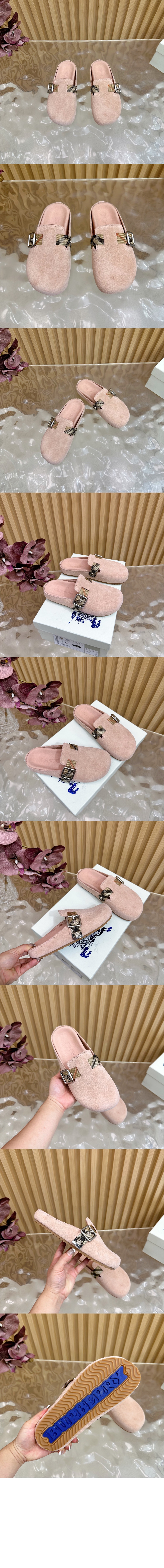 미러급레플리카사이트 | 명품레플리카 전문 쇼핑몰  | 퍼스트원 - 체크 스웨이드 어친 클로그 811339 &gt; 버버리