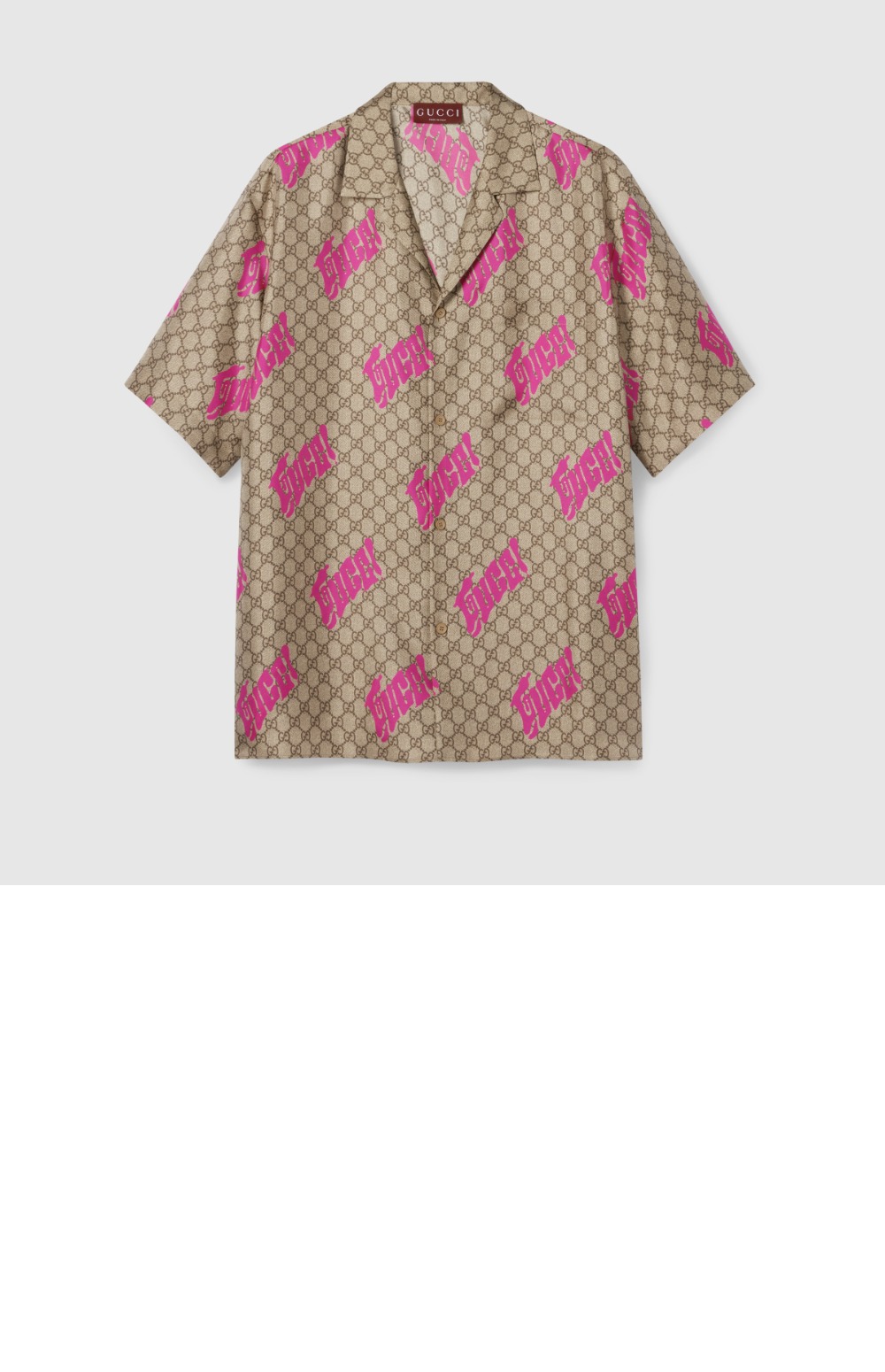 미러급레플리카사이트 | 명품레플리카 전문 쇼핑몰  | 퍼스트원 - 프린트 코튼 포플린 볼링 셔츠 &gt; 구찌