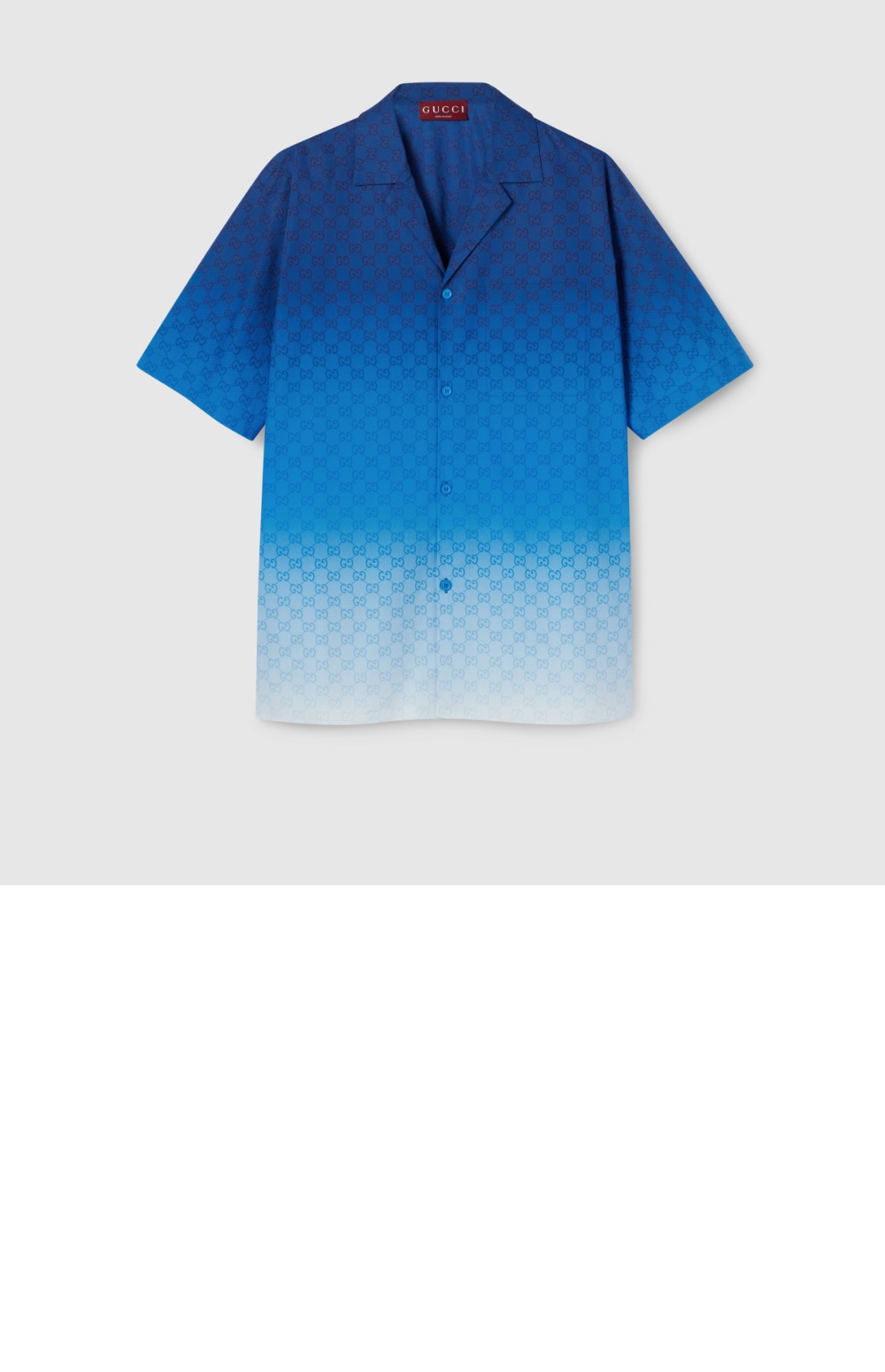 미러급레플리카사이트 | 명품레플리카 전문 쇼핑몰  | 퍼스트원 - 프린트 코튼 포플린 볼링 셔츠 > 구찌