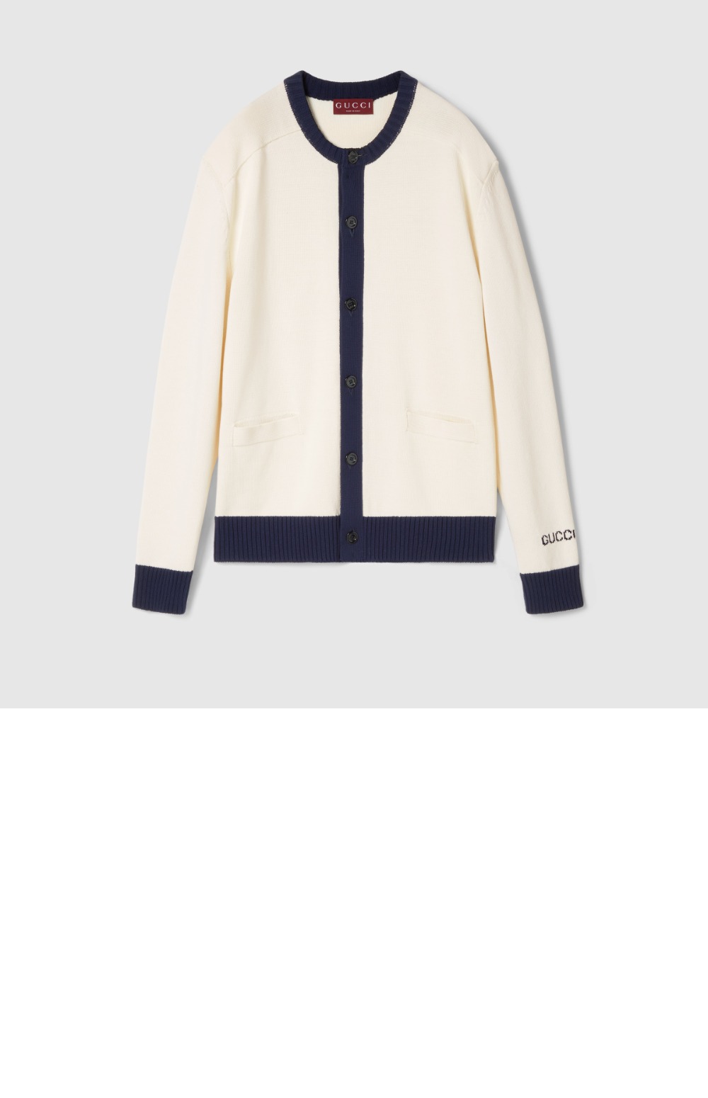 미러급레플리카사이트 | 명품레플리카 전문 쇼핑몰  | 퍼스트원 - 인타르시아가 있는 코튼 카디건 &gt; 구찌