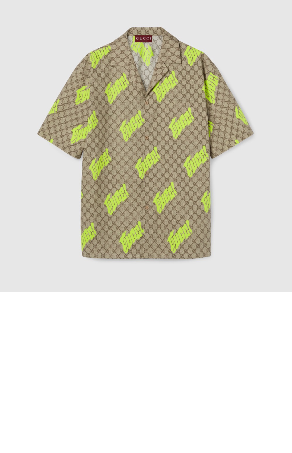 미러급레플리카사이트 | 명품레플리카 전문 쇼핑몰  | 퍼스트원 - 프린트 코튼 포플린 볼링 셔츠 &gt; 구찌