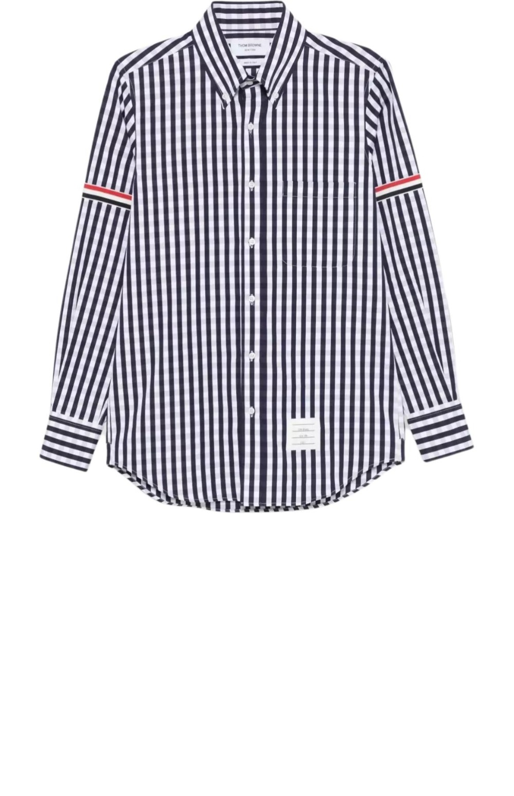 미러급레플리카사이트 | 명품레플리카 전문 쇼핑몰  | 퍼스트원 - 깅엄 체크 포플린 암밴드 셔츠 &gt; 톰브라운