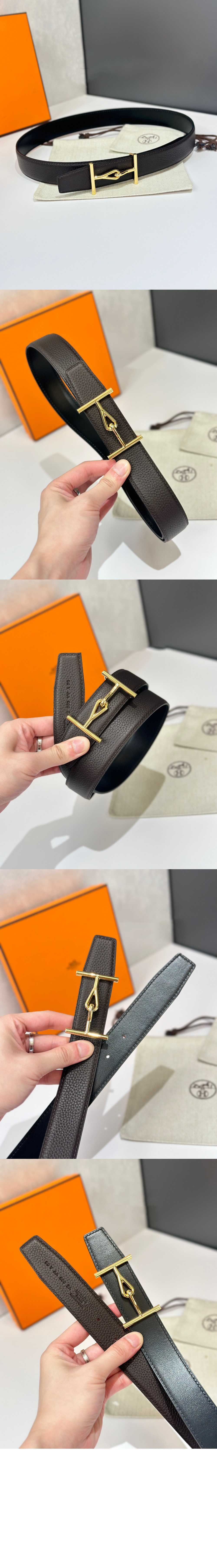 미러급레플리카사이트 | 명품레플리카 전문 쇼핑몰  | 퍼스트원 - Jumbo 벨트 버클 리버서블 가죽 스트랩 > 에르메스