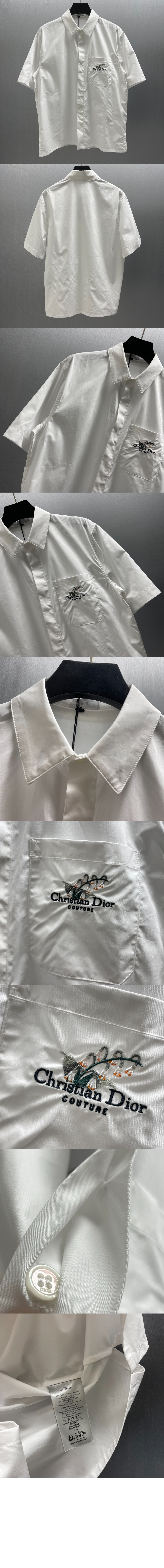 미러급레플리카사이트 | 명품레플리카 전문 쇼핑몰  | 퍼스트원 - Christian Dior Couture 은방울꽃 자수 반소매 셔츠 > 디올