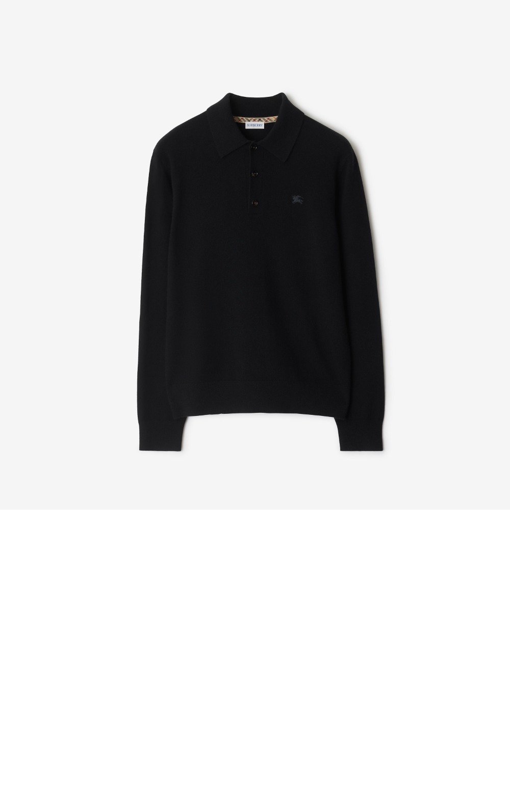 미러급레플리카사이트 | 명품레플리카 전문 쇼핑몰  | 퍼스트원 - 롱 슬리브 캐시미어 블렌드 폴로셔츠 &gt; 버버리