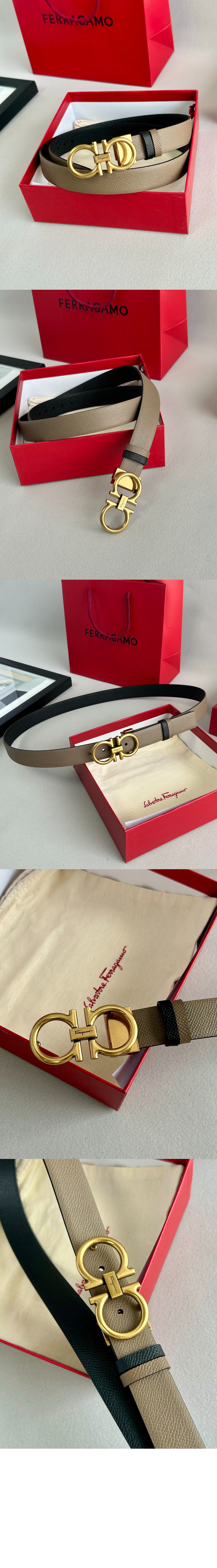 미러급레플리카사이트 | 명품레플리카 전문 쇼핑몰  | 퍼스트원 - 간치니 양면 벨트 23A564 &gt; 페레가모