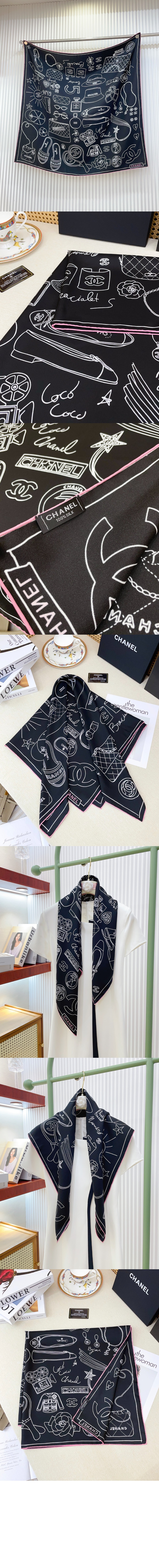 미러급레플리카사이트 | 명품레플리카 전문 쇼핑몰  | 퍼스트원 - 스퀘어 스카프 AA9820 &gt; 샤넬