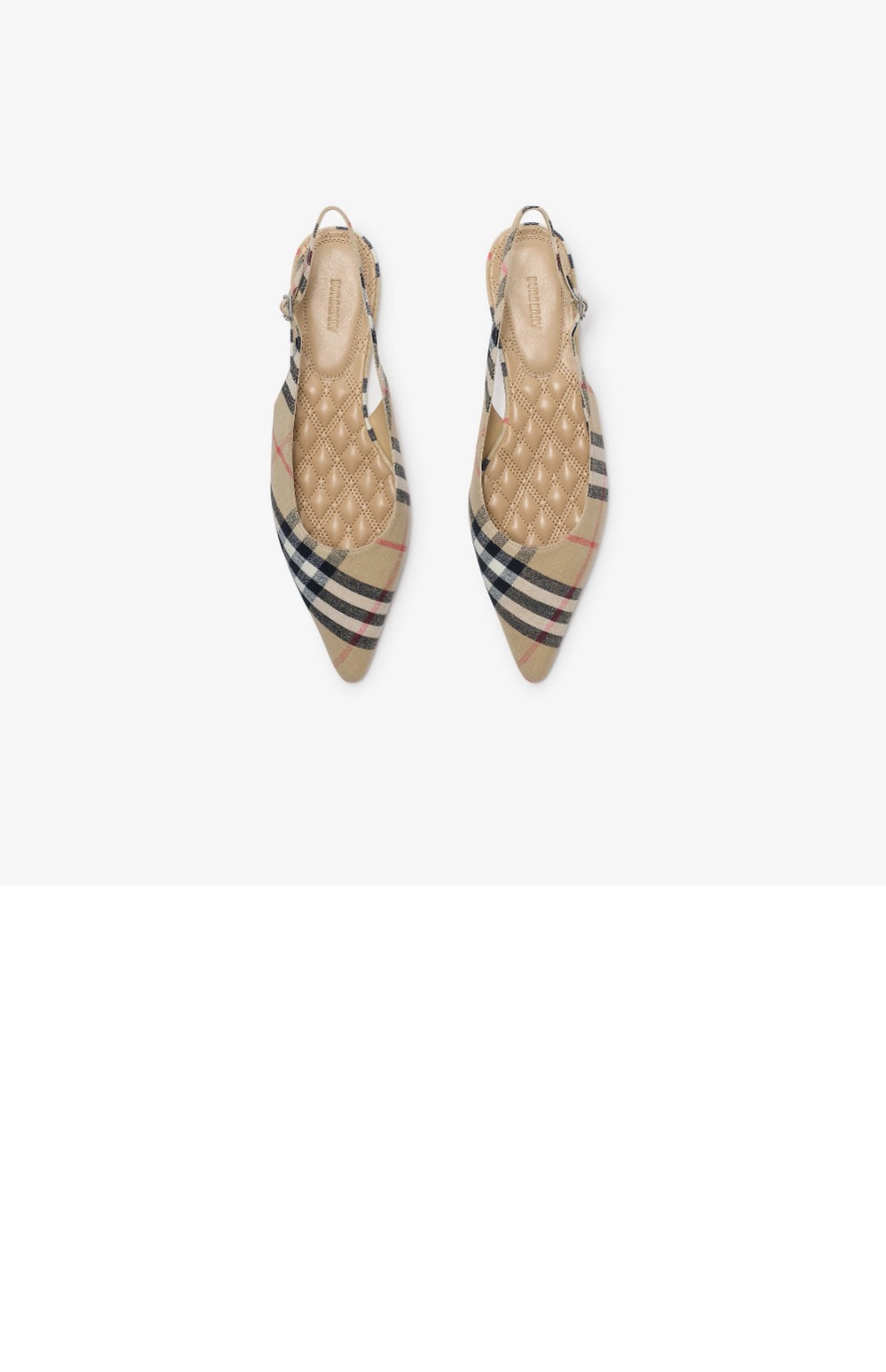 미러급레플리카사이트 | 명품레플리카 전문 쇼핑몰  | 퍼스트원 - 체크 데임 슬링백 발레리나 811314 &gt; 버버리