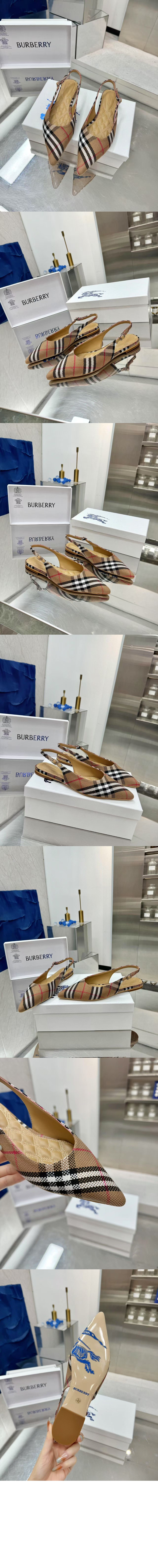 미러급레플리카사이트 | 명품레플리카 전문 쇼핑몰  | 퍼스트원 - 체크 데임 슬링백 발레리나 811314 &gt; 버버리