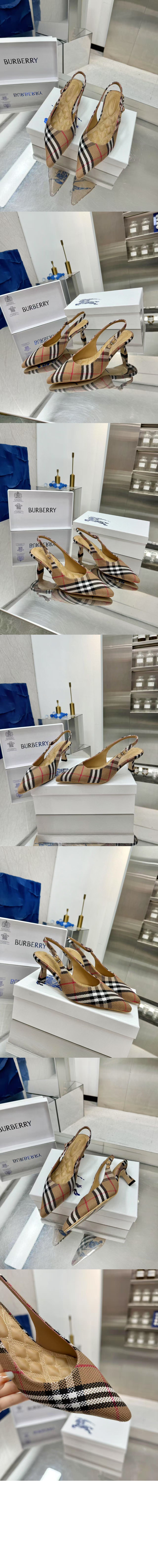 미러급레플리카사이트 | 명품레플리카 전문 쇼핑몰  | 퍼스트원 - 체크 데임 슬링백 펌프스 811256 &gt; 버버리