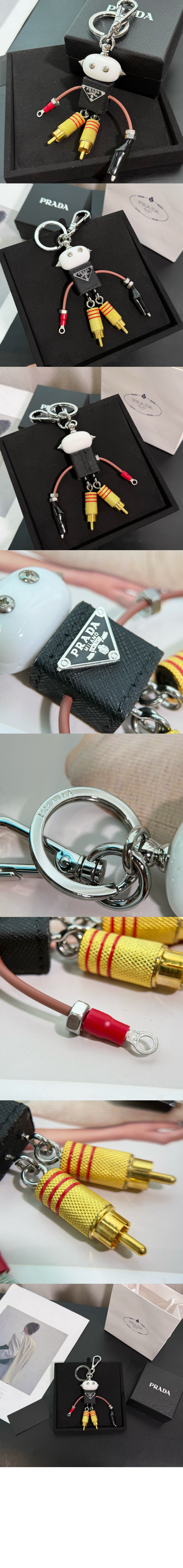 미러급레플리카사이트 | 명품레플리카 전문 쇼핑몰  | 퍼스트원 - Robot 사피아노 가죽 백 참 1TR097 &gt; 프라다