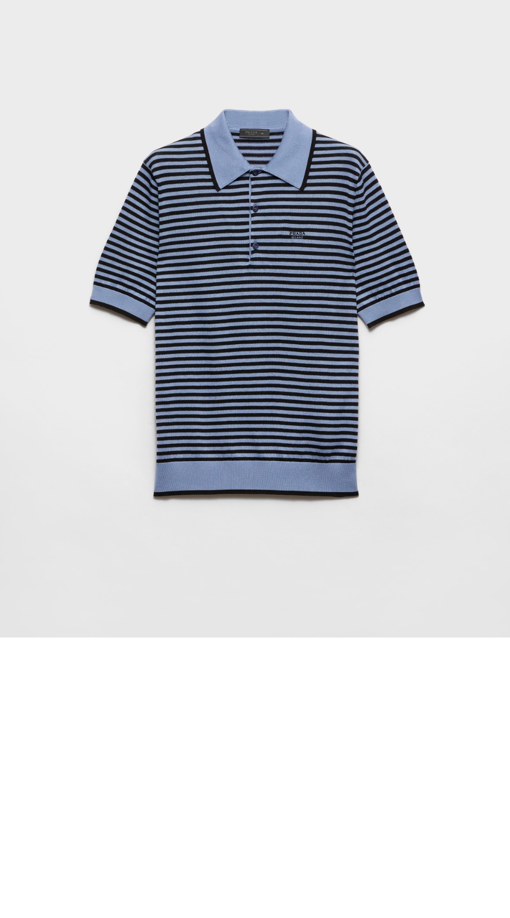 미러급레플리카사이트 | 명품레플리카 전문 쇼핑몰  | 퍼스트원 - 스트라이프 코튼 폴로 셔츠 &gt; 프라다