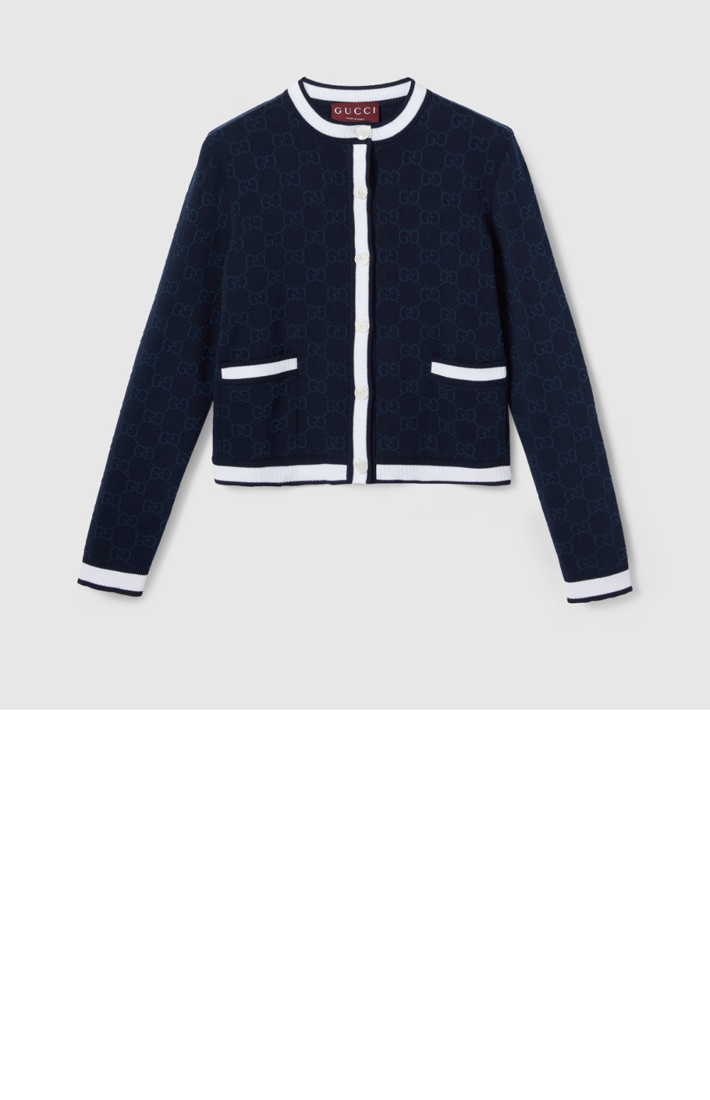 미러급레플리카사이트 | 명품레플리카 전문 쇼핑몰  | 퍼스트원 - GG 파인 코튼 자카드 가디건 &gt; 구찌