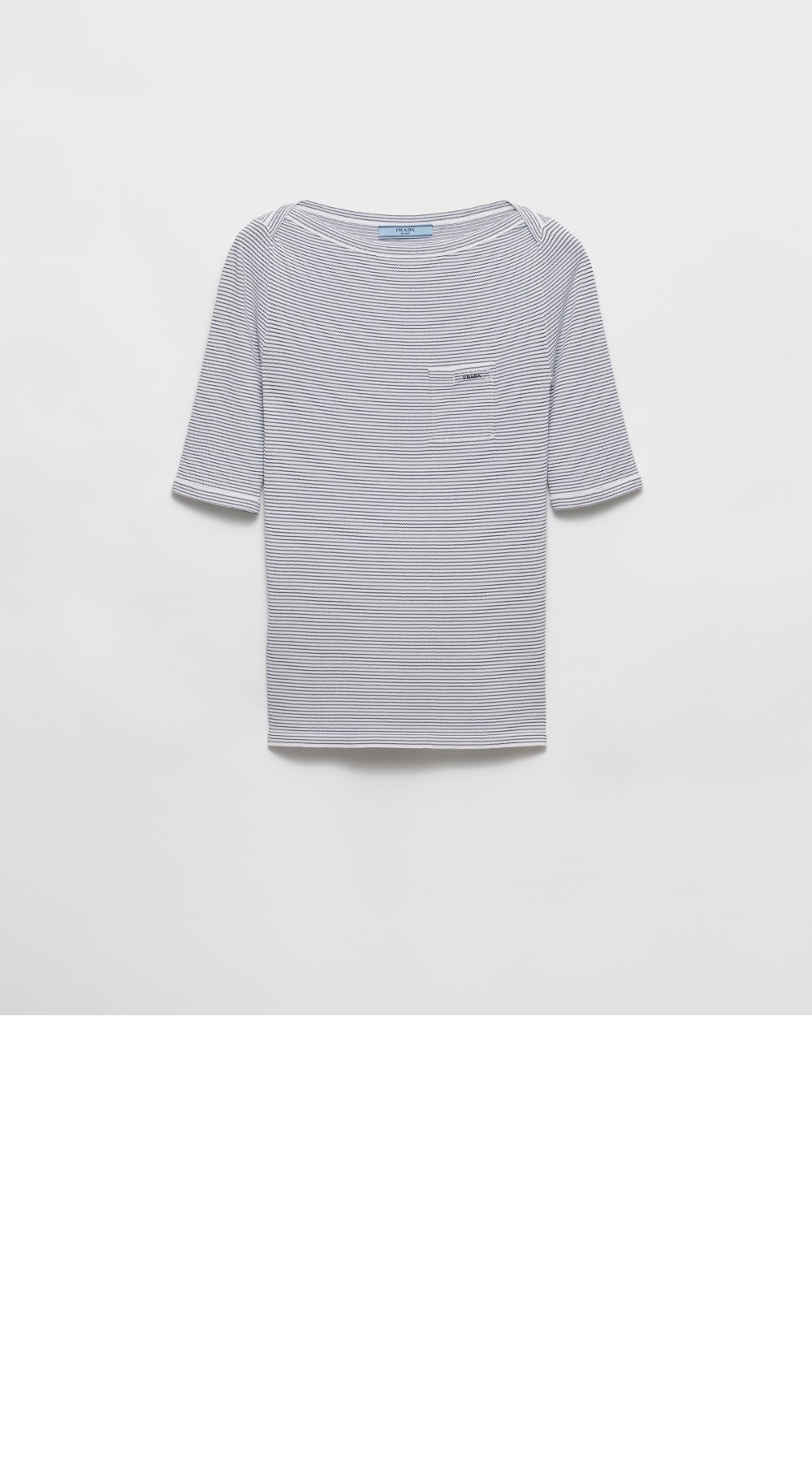 미러급레플리카사이트 | 명품레플리카 전문 쇼핑몰  | 퍼스트원 - 비스코스 보트넥 스웨터 &gt; 프라다