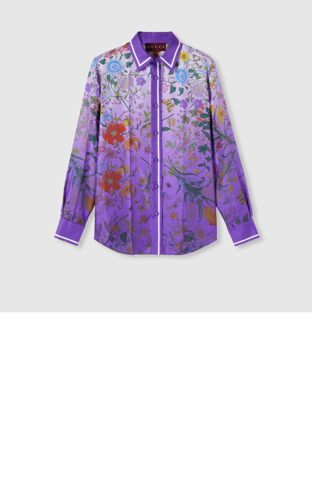 미러급레플리카사이트 | 명품레플리카 전문 쇼핑몰  | 퍼스트원 - 프린트 실크 셔츠 &gt; 구찌