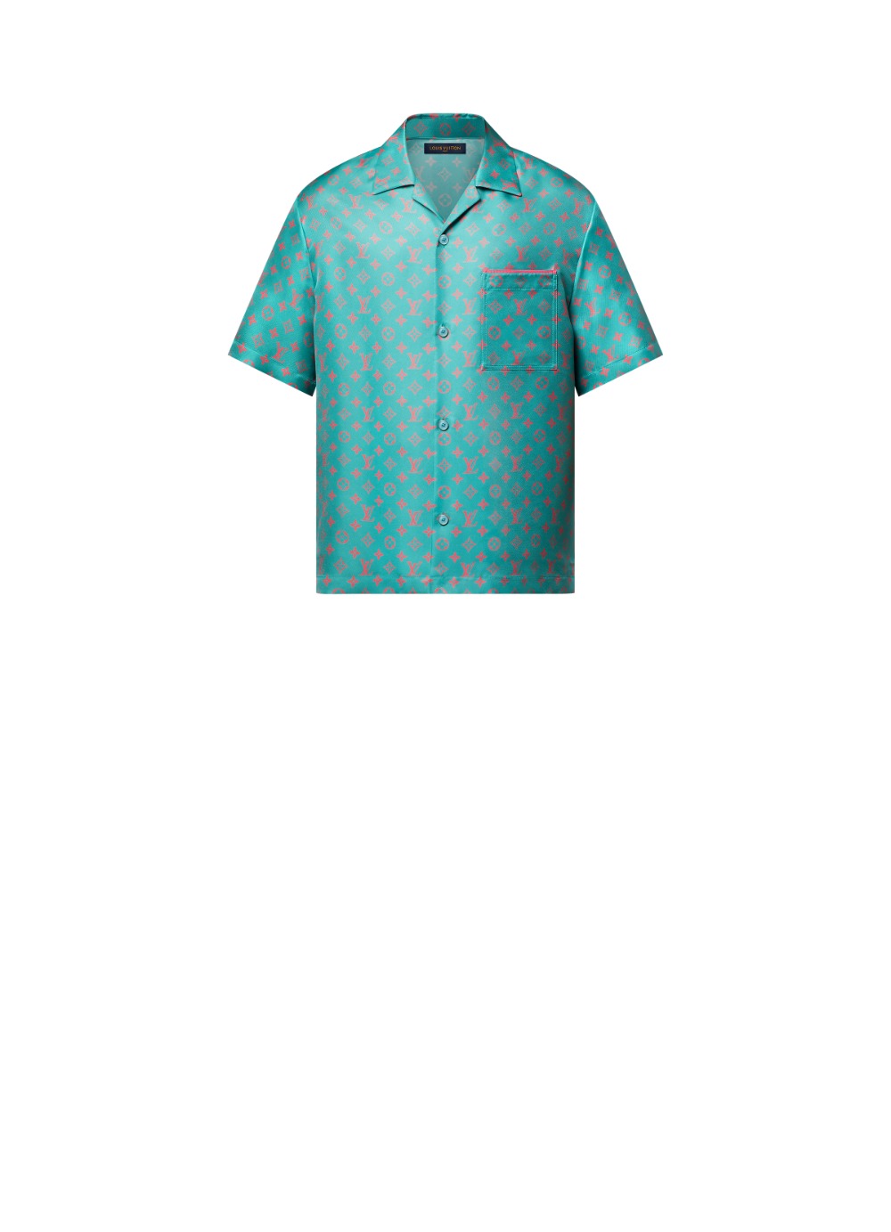 미러급레플리카사이트 | 명품레플리카 전문 쇼핑몰  | 퍼스트원 - 모노그램 쇼트 슬리브드 실크 셔츠 &gt; 루이비통