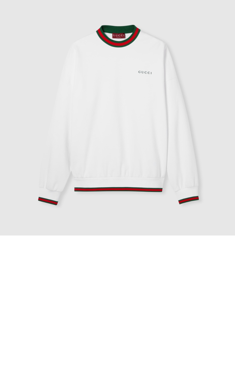 미러급레플리카사이트 | 명품레플리카 전문 쇼핑몰  | 퍼스트원 - 웨빙 피케 스웨트셔츠 &gt; 구찌