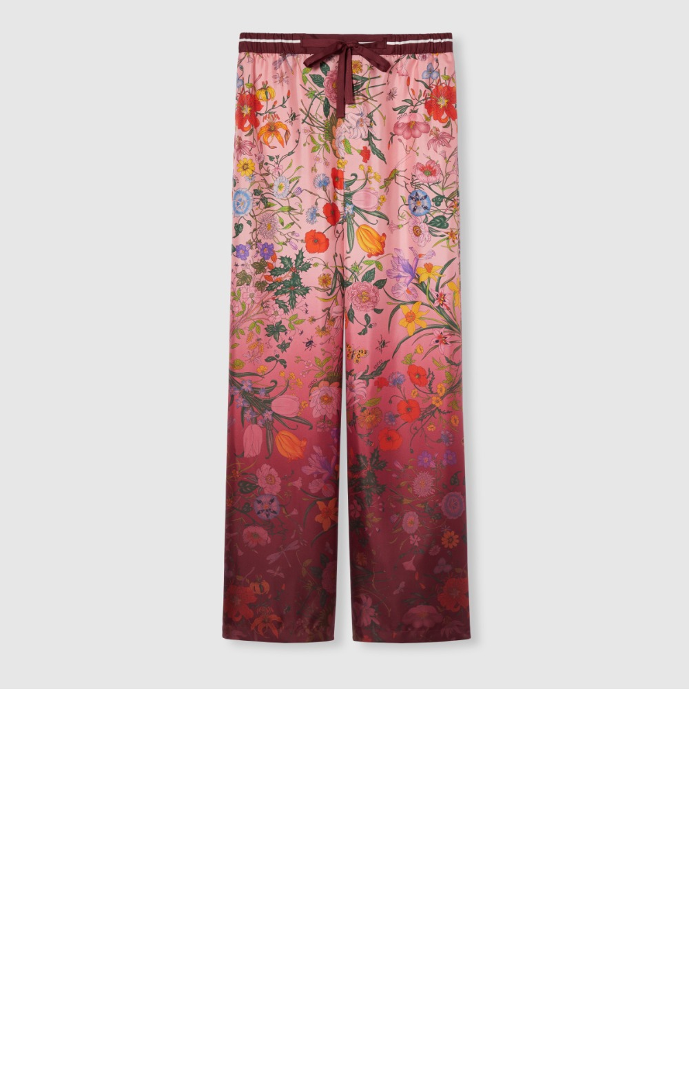 미러급레플리카사이트 | 명품레플리카 전문 쇼핑몰  | 퍼스트원 - 프린트 실크 팬츠 &gt; 구찌