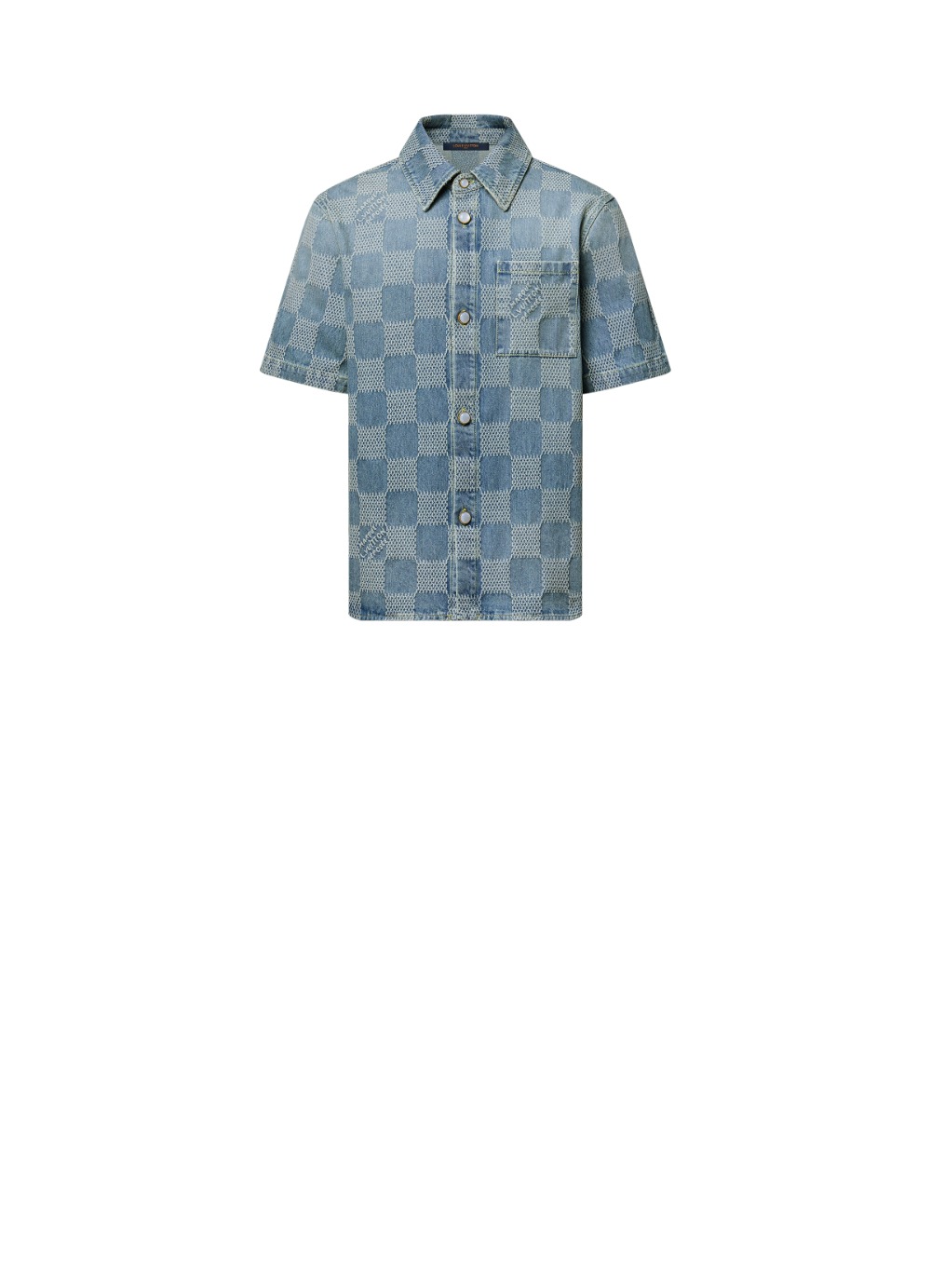 미러급레플리카사이트 | 명품레플리카 전문 쇼핑몰  | 퍼스트원 - 다미에 3D 라이트 데님 쇼트 슬리브드 셔츠 &gt; 루이비통