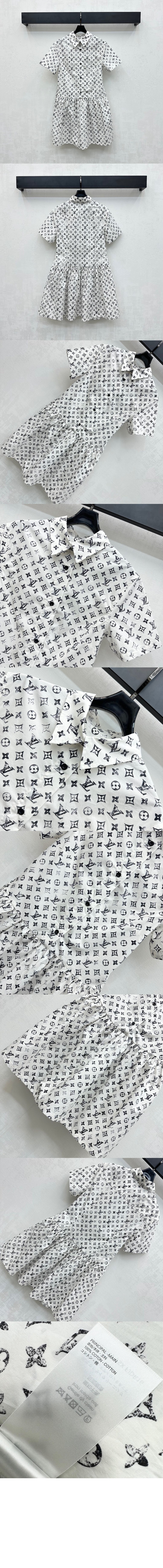 미러급레플리카사이트 | 명품레플리카 전문 쇼핑몰  | 퍼스트원 - 모노그램 셔츠 드레스 &gt; 루이비통