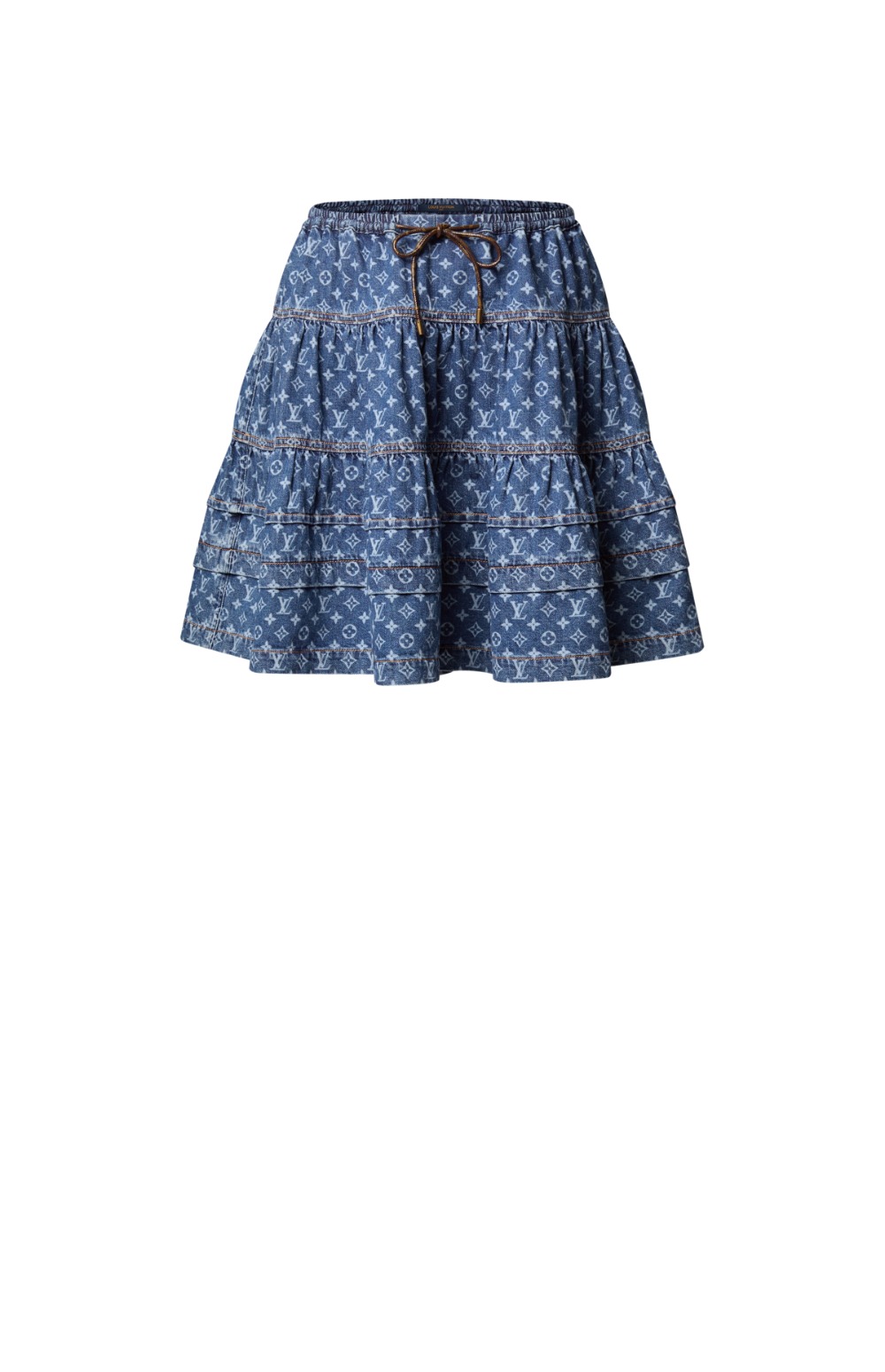 미러급레플리카사이트 | 명품레플리카 전문 쇼핑몰  | 퍼스트원 - 모노그램 데님 티어드 스커트 &gt; 루이비통