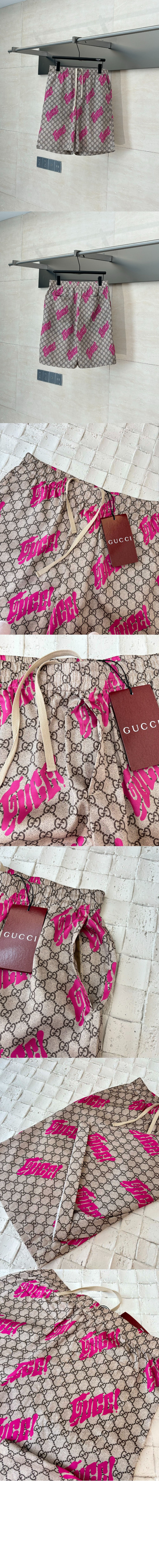 미러급레플리카사이트 | 명품레플리카 전문 쇼핑몰  | 퍼스트원 - 프린트 트윌 멀버리 실크 쇼츠 &gt; 구찌